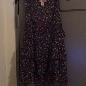 Beautifully Ruffled and Layered Dressy Tank Top